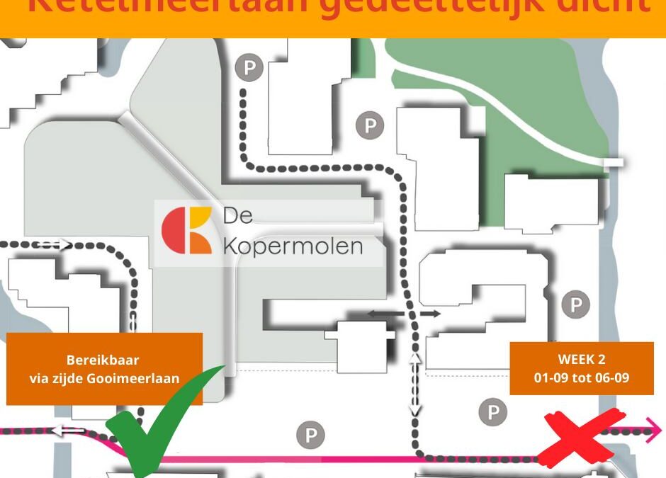 Omleiding Ketelmeerlaan