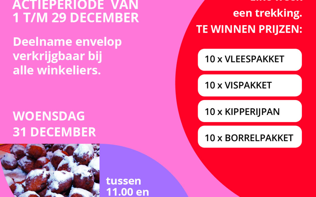 Spaaractie december gestart
