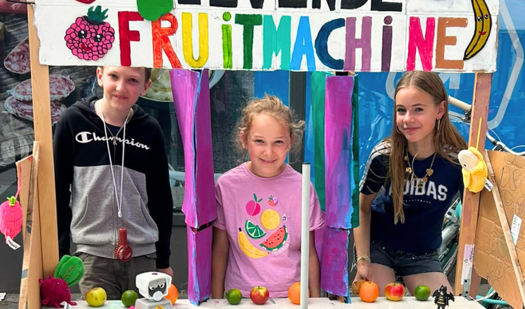 Gezellige kindervrijmarkt!