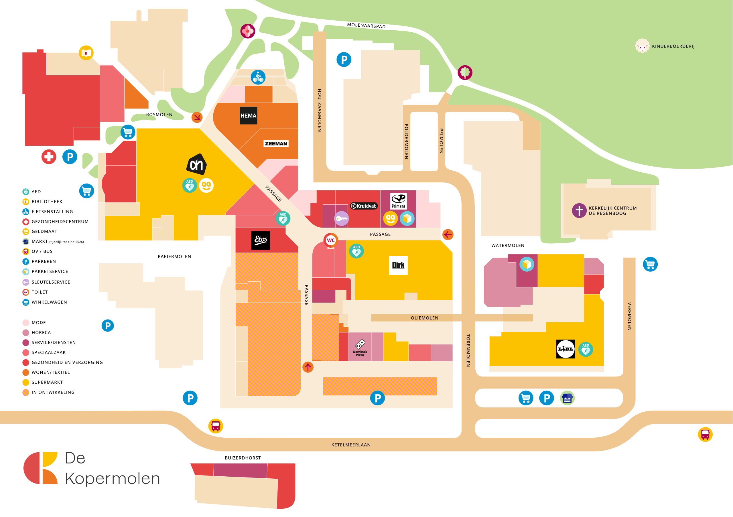 Plattegrond Kopermolen